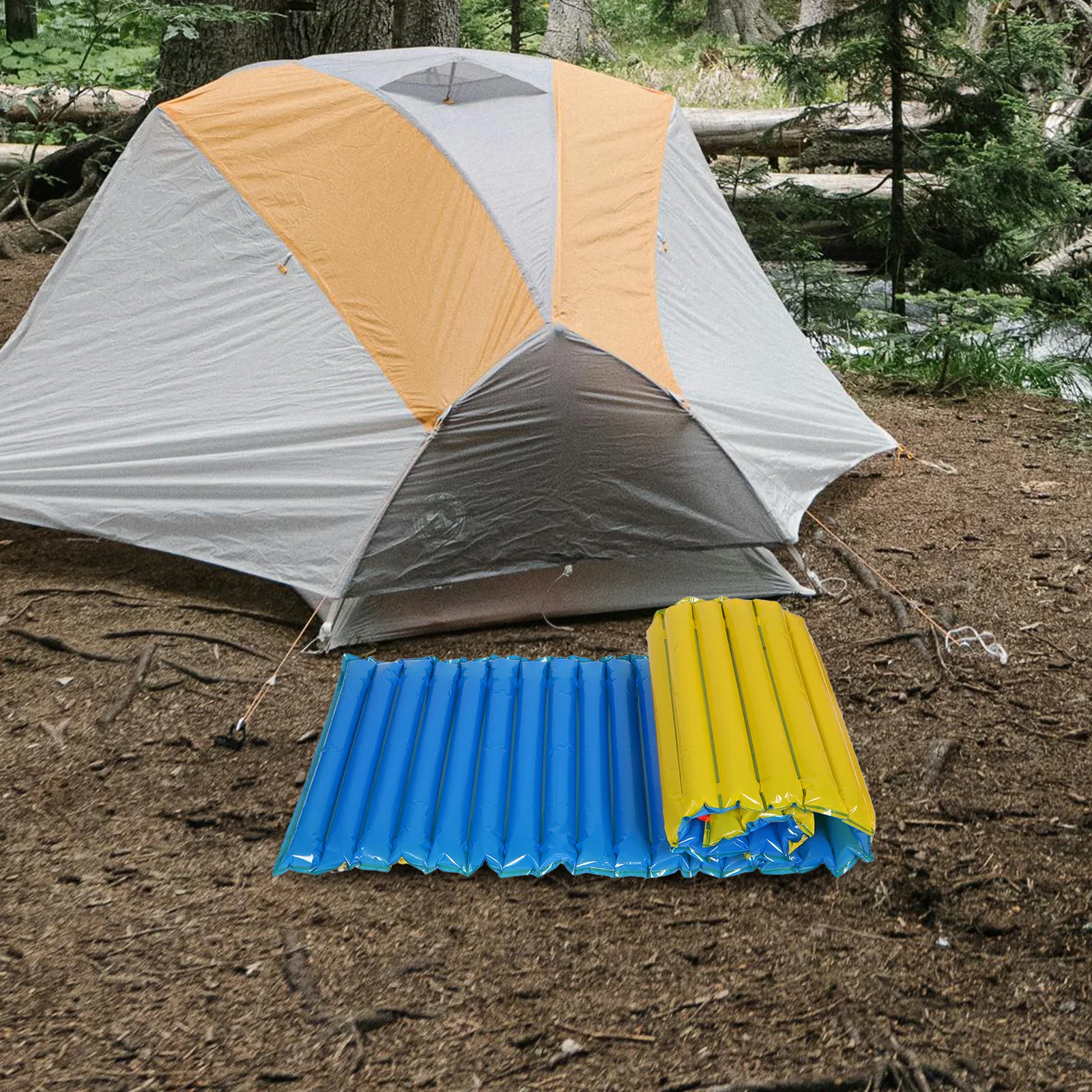 

Portable Inflatable Mattress Foldable Camping Sleeping Pad Ultralight Compact for Backpacking Hiking Outdoor