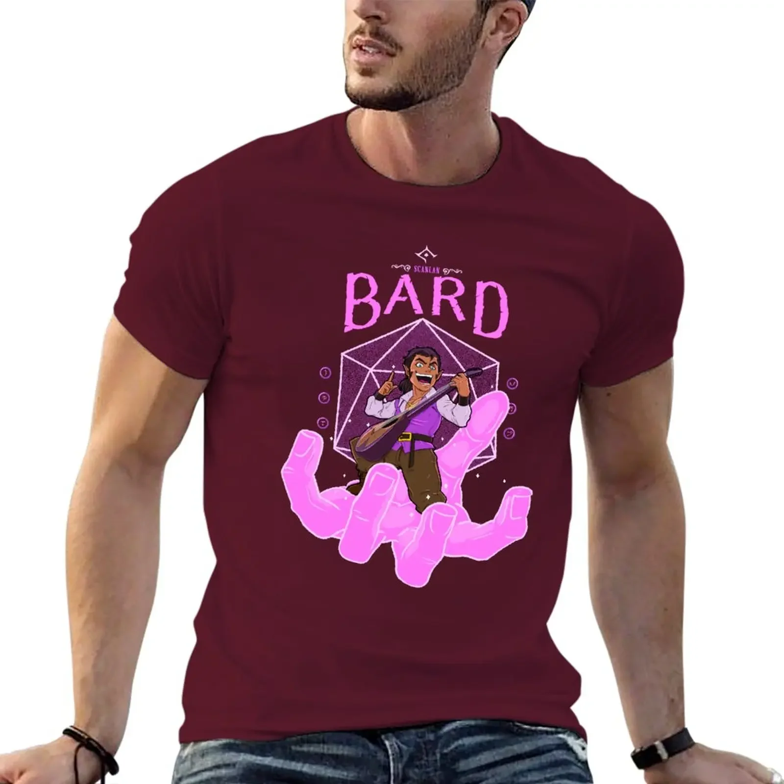 New Scanlan Shorthalt: The Relentless Bard T-Shirt summer top shirts graphic slim fit t shirts for men