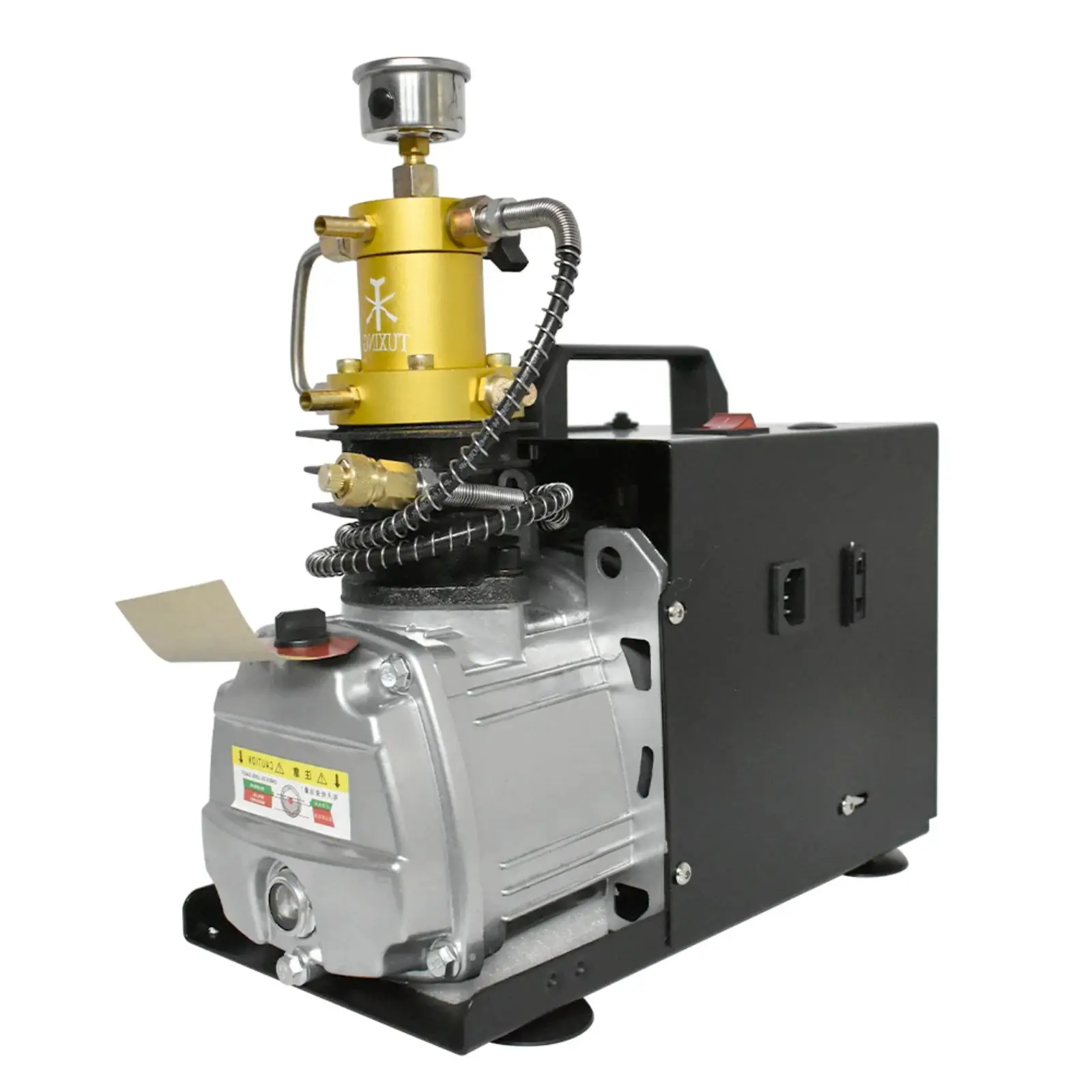 TUXING 4500Psi PCP Air Compressor 300Bar High Pressure Electric Compressor with Water Circulation System for Scuba Diving Airgun