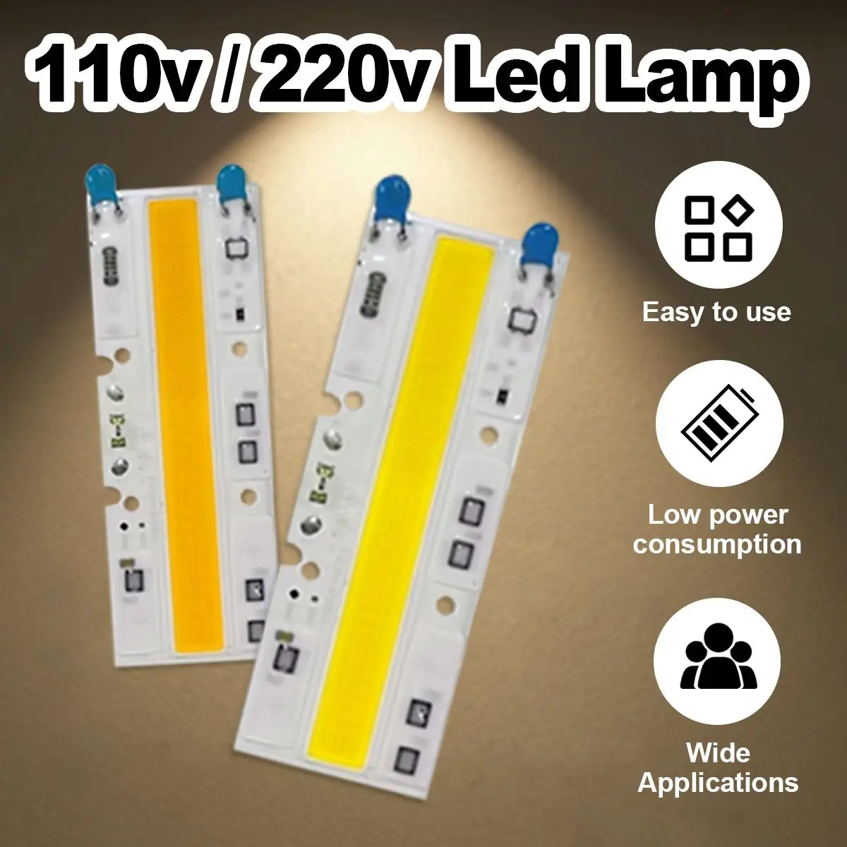 

30W 50W 70W Cob Led Chip 110V 220V Natural Smart Ic Beads White Board For 220V Driver Free Lighting For Spotlight Diy Lights Pcb