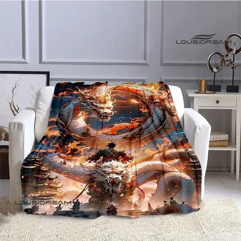 

WuKong Printed Warm Flannel Blanket Soft Comfortable Bed Lining Blanket Birthday Gift
