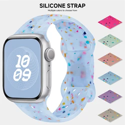 Original Silicone Strap For Apple Watch Band 44mm 45mm 40mm 41mm 38 42mm Correa Breathable iwatch series 9 8 SE 7 6 Ultra 2 49mm