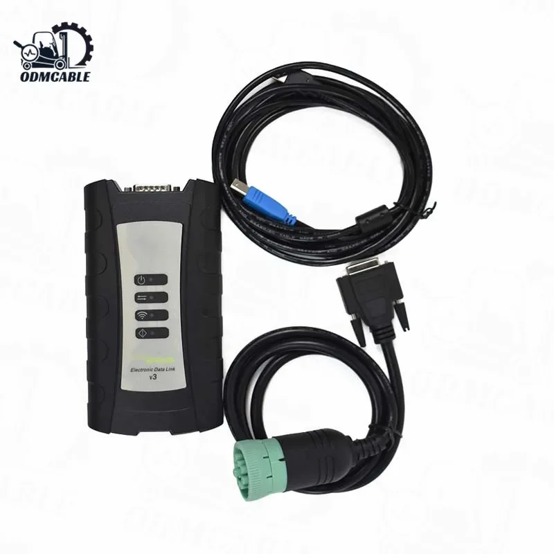 Edl Scanner Interface Edl v3 Agricultural Tractor Heavy Vehicle Diagnostic Kit Tool Forjd Service Electronic Data Link