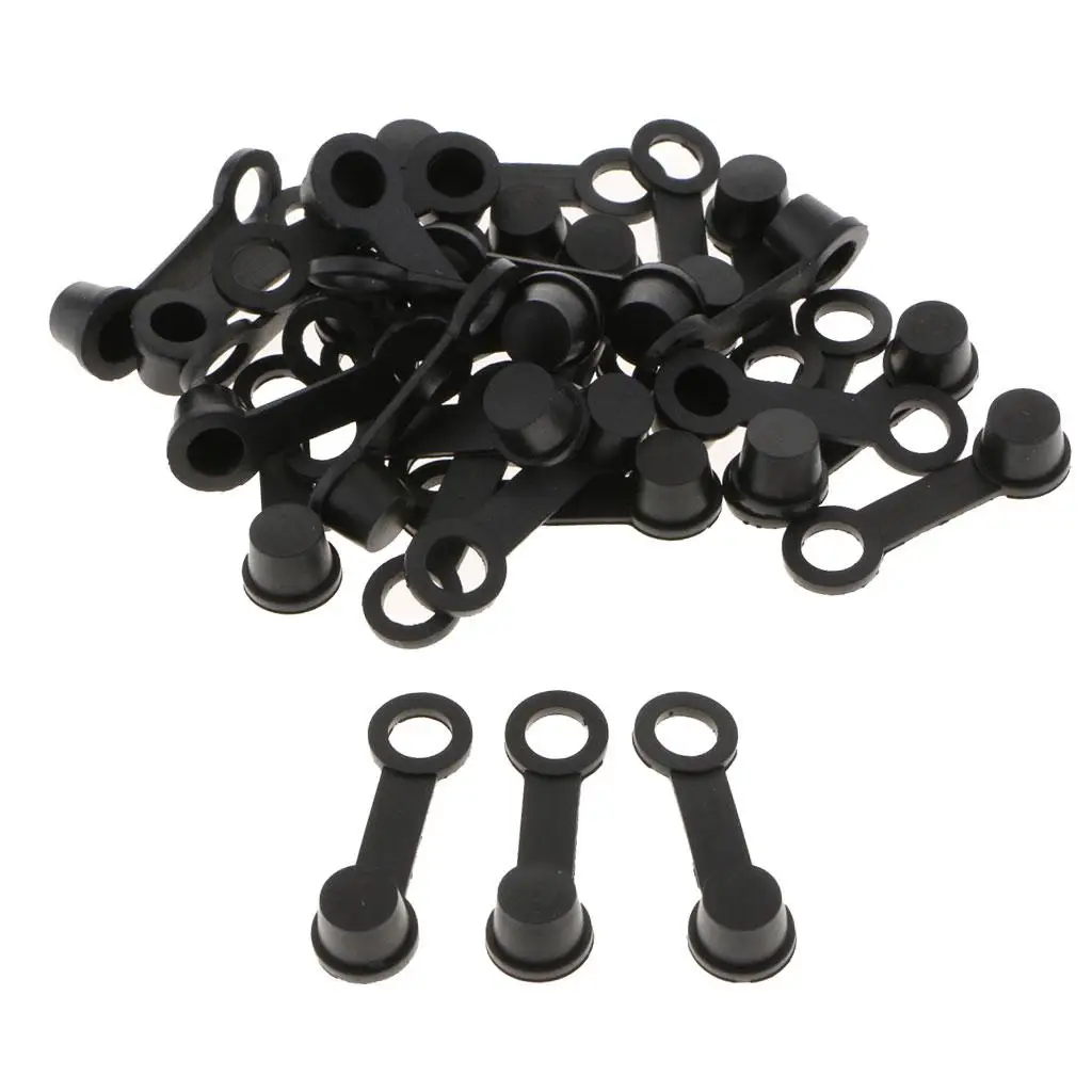 30PCS Rubber Brake Bleeder Valve Cover Screw Caps Grease Zerk Fitting Cap Rubber Dust Cover Dustproof Brake Bleeder Screw Caps