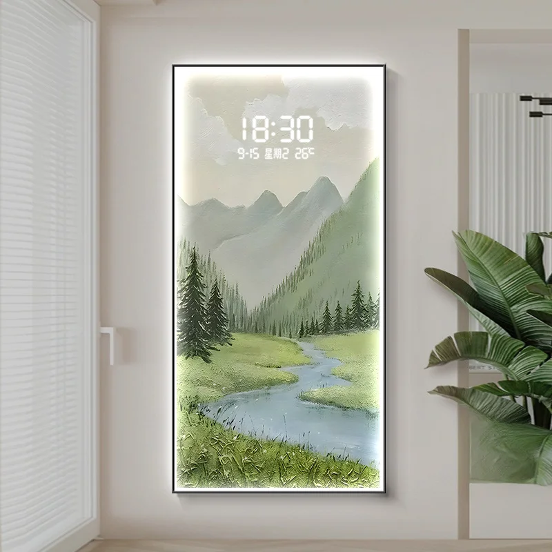 Nordic Minimalist Wall Clocks Digital Big Size Living Room Art Mural Wall Watch Modern Design Horloge Murale Home Decorations
