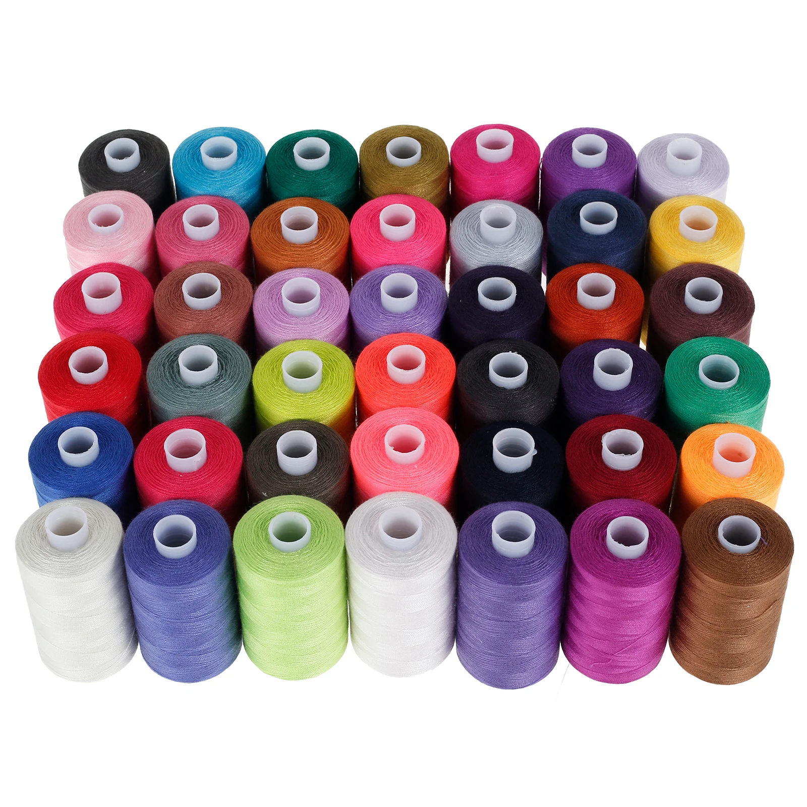 1000 Yards Sewing Machine Thread for Sewing 42Colors/set Sewing Thread Enduring Polyester Thread Sturdy Sewing Machine