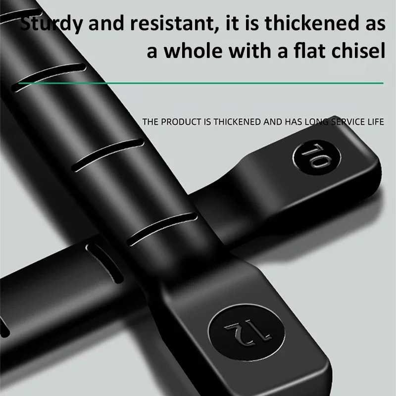 6/8/10/12 بوصة الكروم الفاناديوم الصلب حجر إزميل مسطح مع قفازات واقية لليد البناء الاسمنت البناء الخرسانة النقش قطع أداة