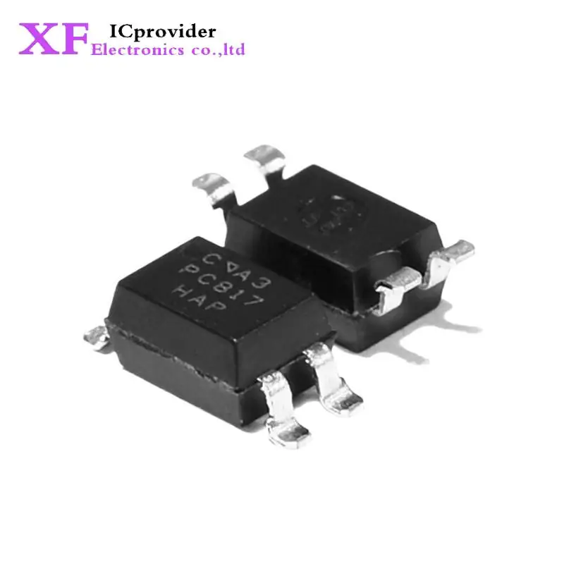 100pcs/lot SMD optocoupler EL817C (PC817) EL817S-C SOP-4