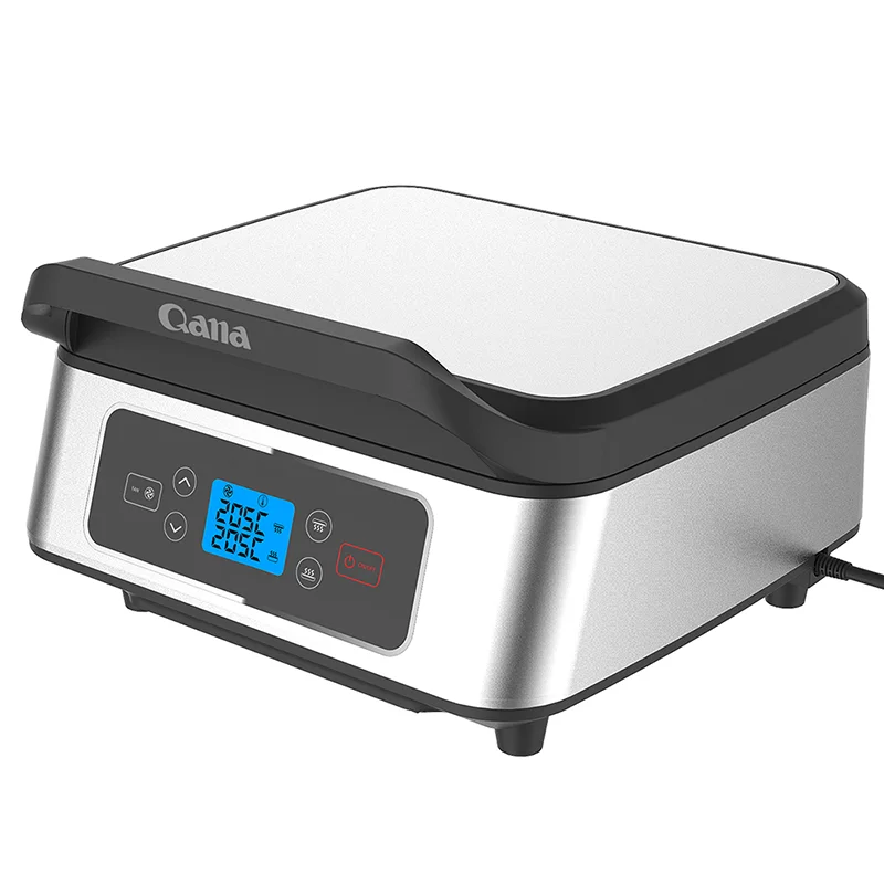 شواية ستيك وبانيني التجارية - صانعي الساندوتشات الكهربائية مع أطباق غير لاصقة ودرجة حرارة قابلة للتعديل - للمطاعم والمنزل