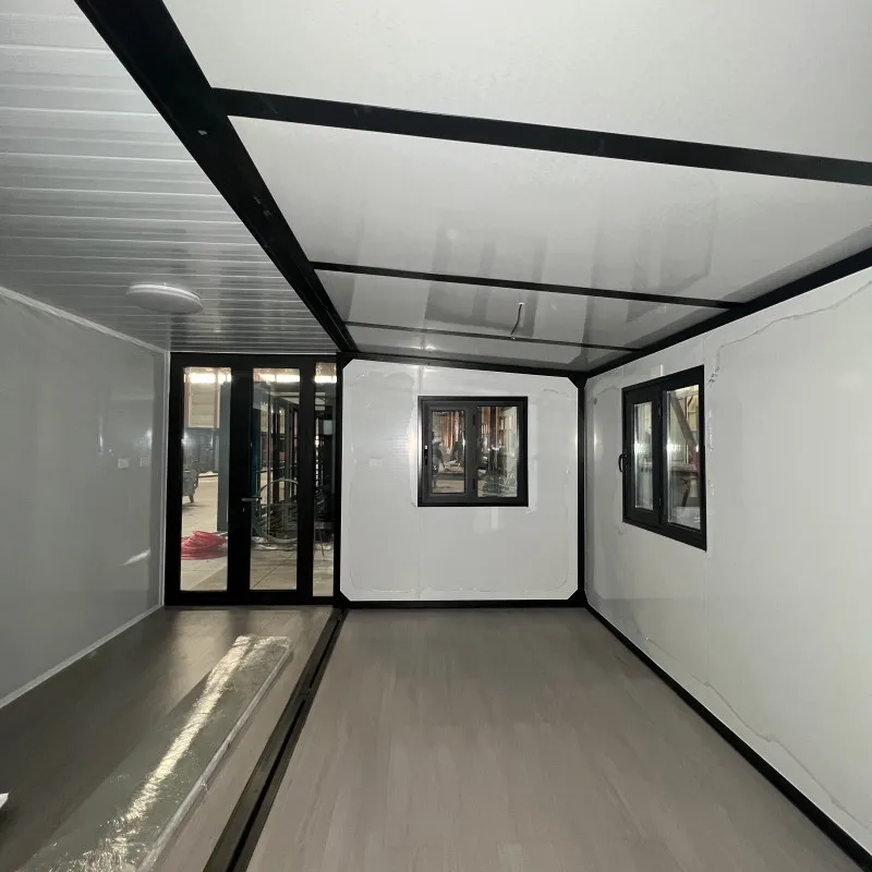 حاوية Casa Prefabricada قابلة للطي ومصنوعة مسبقًا ومنزل حديث سهل التجميع بإطار فولاذي قابل للتوسيع