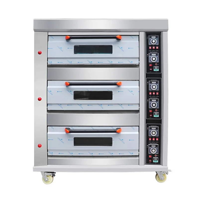Oven Commercial three-tier six-plate oven, cake moon cake baking oven, layered natural gas/liquefied gas oven