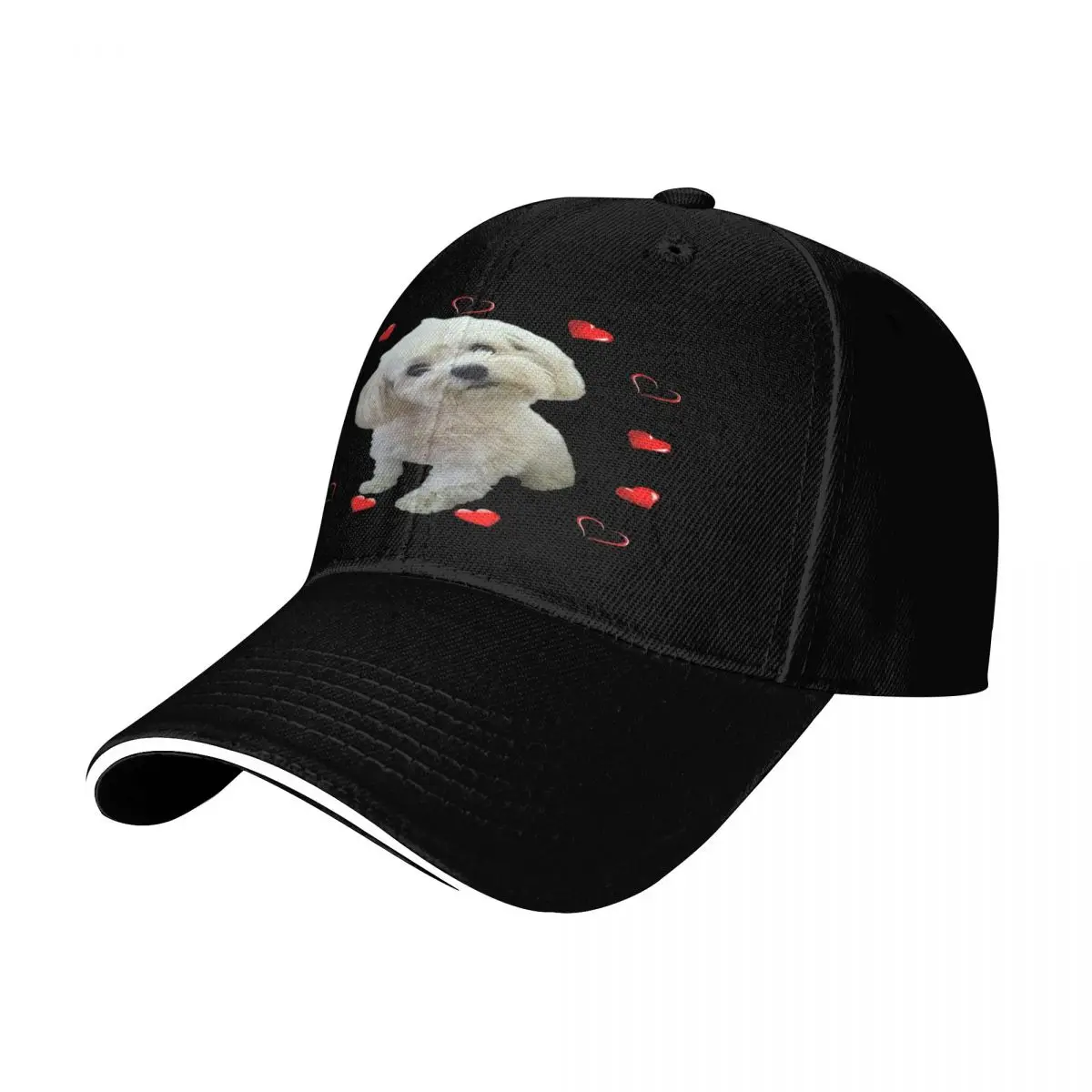 Amante de los perros maltés, propietario de cachorros, Maltipoo, gorra para hombre, gorra de béisbol para hombre, gorra de béisbol para hombre, gorra de béisbol