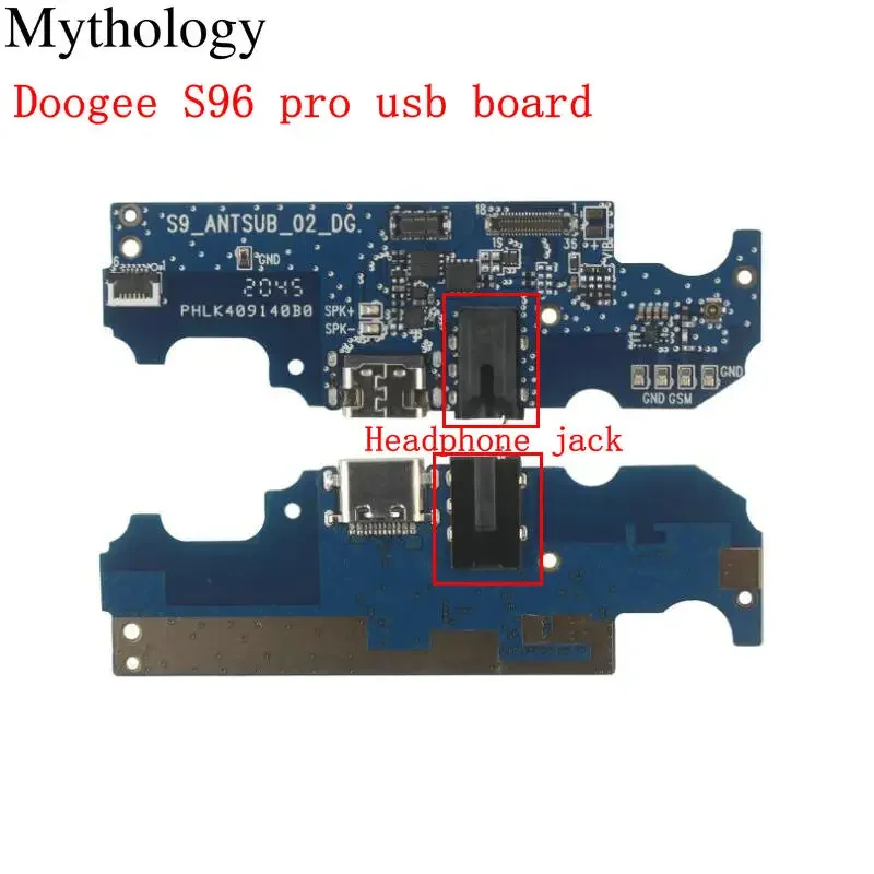 For Doogee S96 pro USB Board Flex Cable S96GT Dock Connector Headphone Jack Mobile Phone Charger Circuits