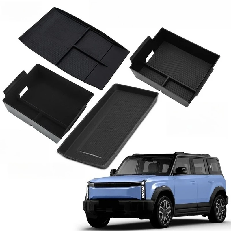 

Для Chery ICAUR 03, нижний подлокотник с центральным управлением, ящик для хранения, силиконовая накладка для беспроводной зарядки, аксессуары для модификации