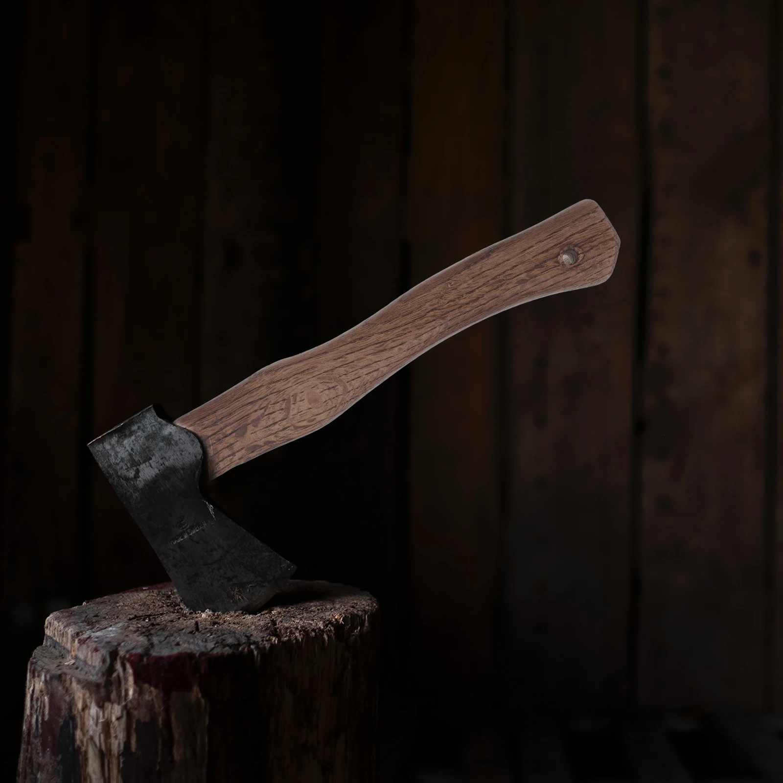 

Wooden Axe Replacement 27cm Replacement Axe Handle Durable Hardwood Tiger Head Ergonomic Hatchet Garden Camp Survival