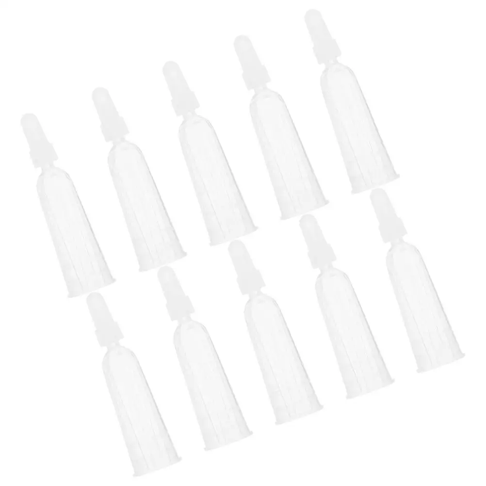 

10pcs Drop Cap TPE Curved Neck Easy Break Dispensing Tips Applicator Bottle Glue Shunt Portable Lightweight