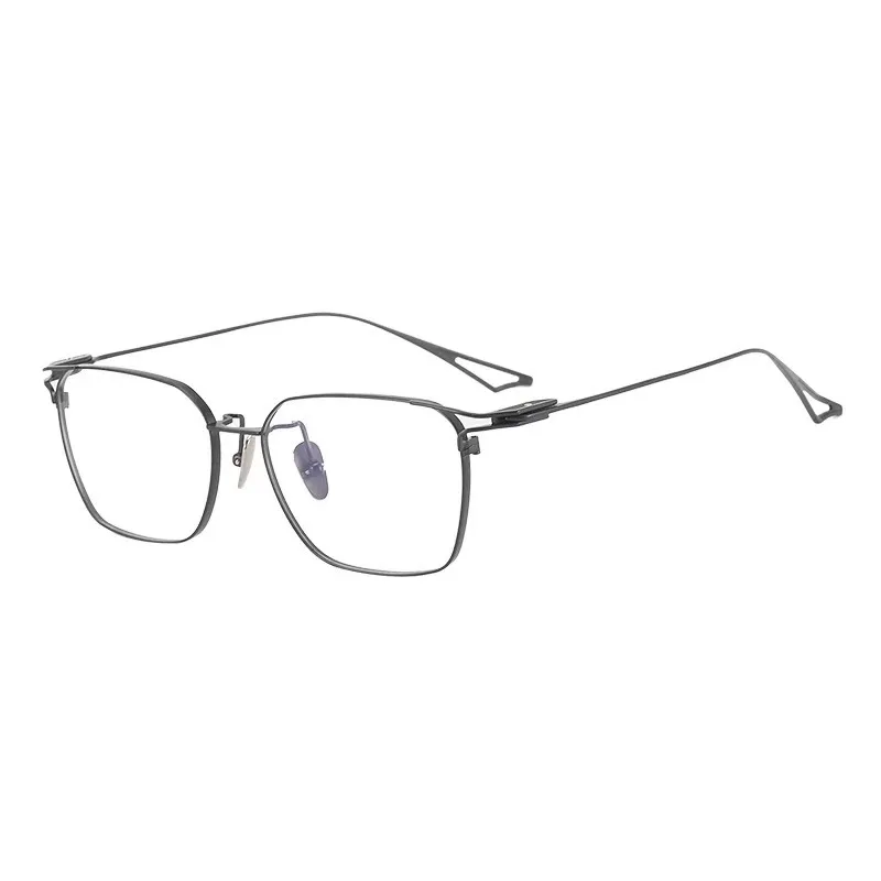 

9.9G glasses frame men's Japanese ultra-light pure titanium glasses frame myopia men's temperament box tide
