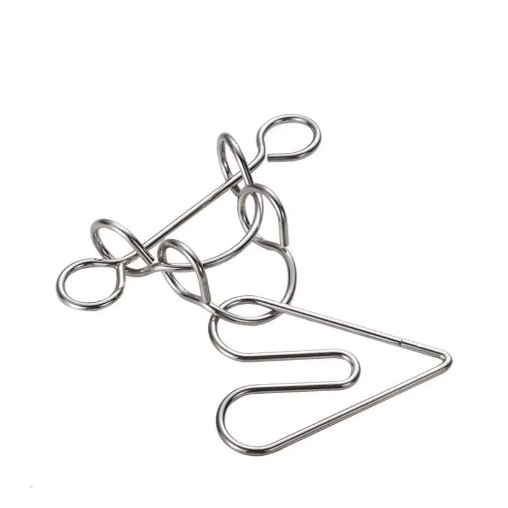 인지 게임 공명자물쇠 두뇌 게임 발달용 3D 금속 퍼즐 두뇌 자극 퍼즐 인터랙티브 게임