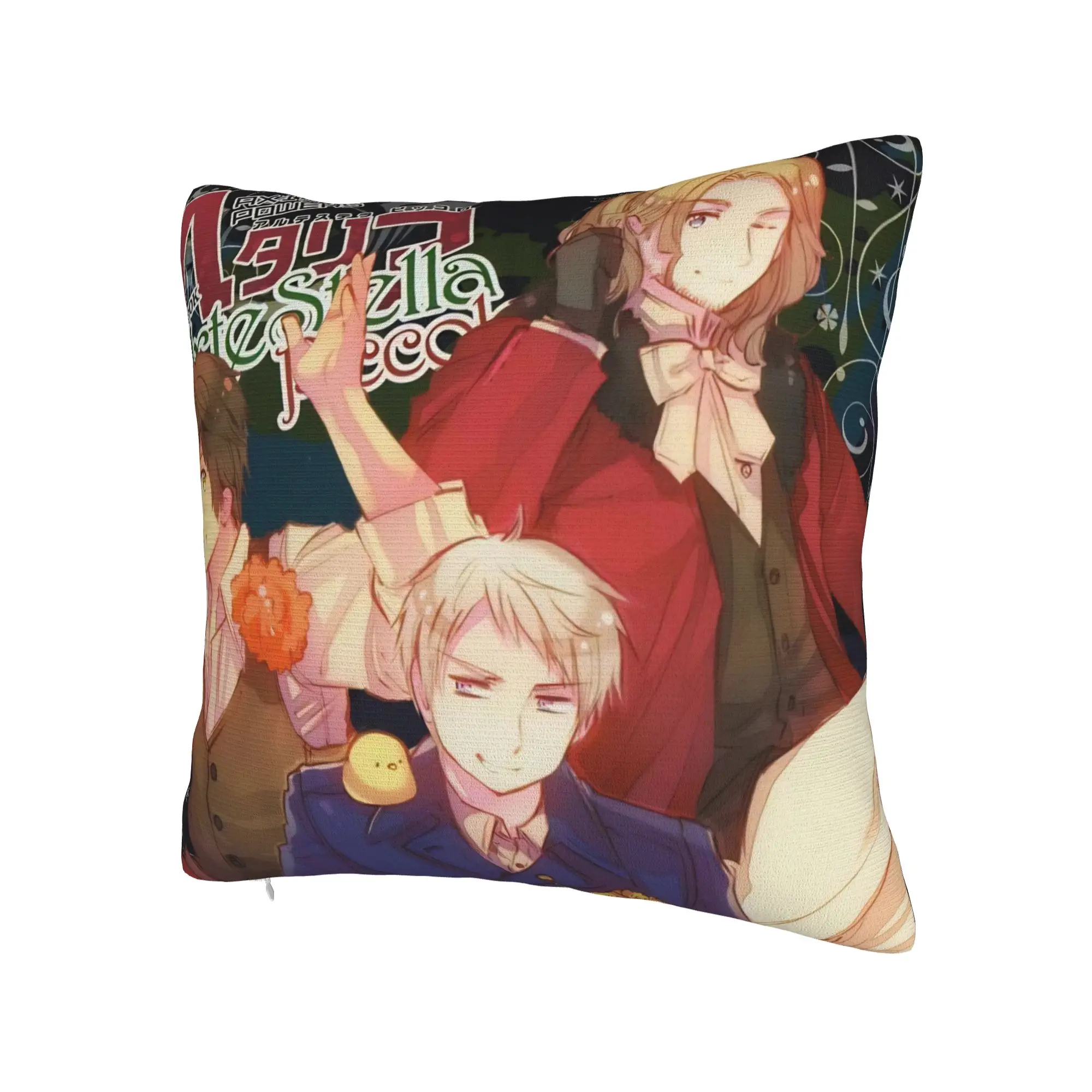 Decorative Pillow Covers Hetalias Axis Powers Stuff Home  Pillow Case Cover Square Multi-Size