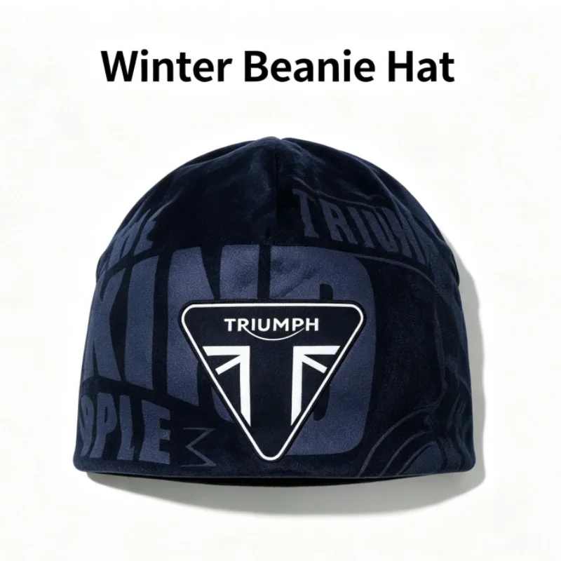 For Triumph Tiger/Sport Street Triple Trident Motorcycle Men Women Unisex Fashion Winter Warm Knitted Hat Adult Bonnet Hats