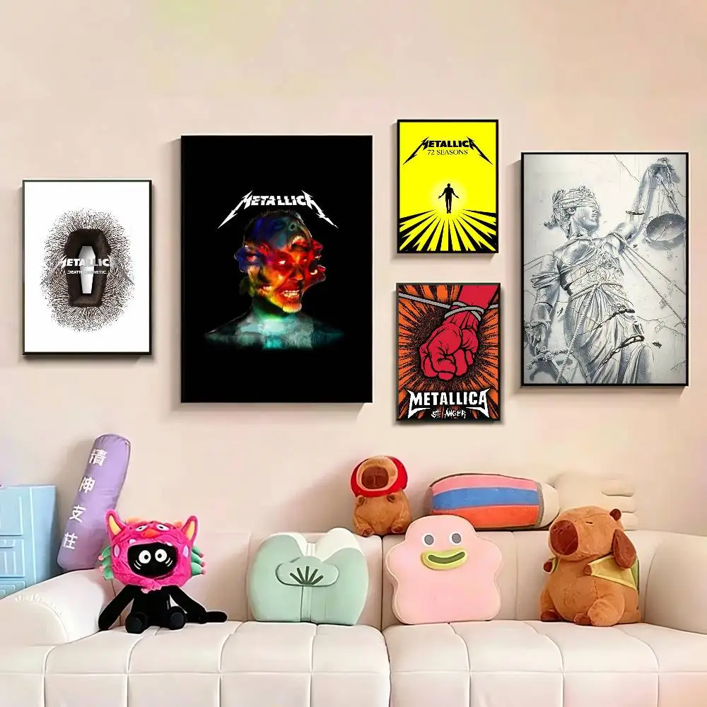 

B-Band 72-Seasons-M-Metallicas-S Poster Picture Canvas Painting Wall Art Home Decoration Print For Living Room Decor