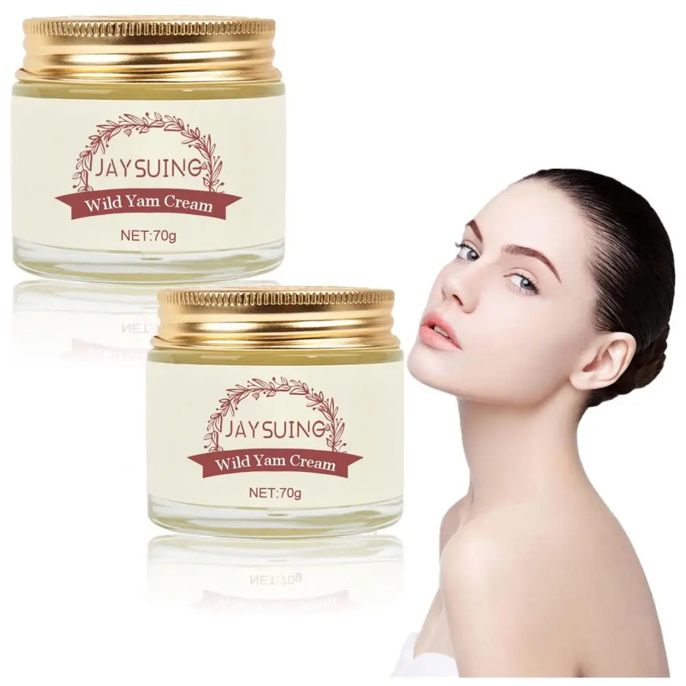 Creme natural do Inhame selvagem do alvejante de endurecimento, creme facial hidratando, antienvelhecimento, nutre, remoção da sarda