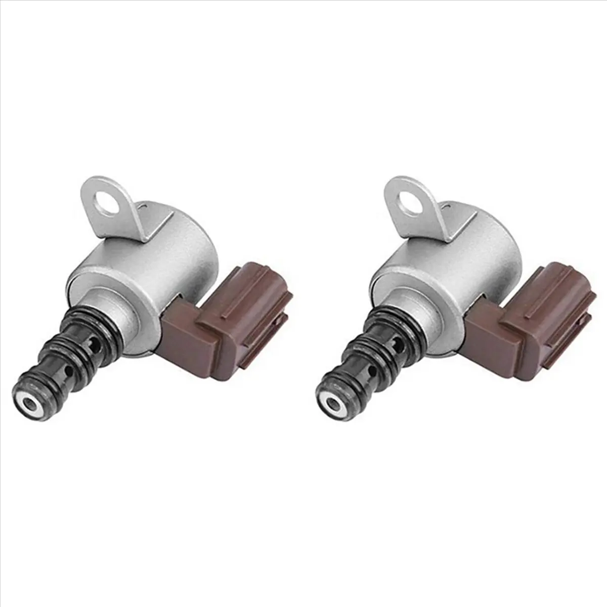 2X Automatic Transmission Shift Control Lock Up Solenoid For Honda Accord Acura 28400-P6H-003 28500-P6H-013(Brown)-N30R