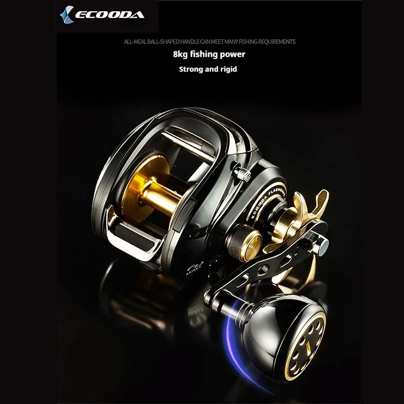 

Ecooda Drip Wheel Efw600 Left-Handed Right-Handed Boat Fishing High-Speed Fishing Line Wheel Fish Wheel