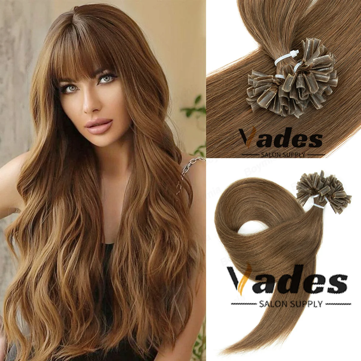 

30 г/упак. U-образные наращивание волос, настоящие человеческие волосы, натуральный кератин, U-образные кончики, капсулы для наращивания волос, предварительно скрепленные для женщин