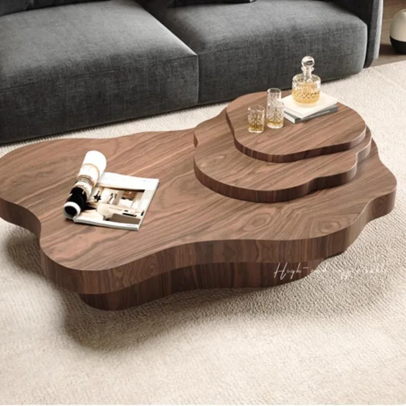 Yunduo irregular small living room household irregular-shaped tea table