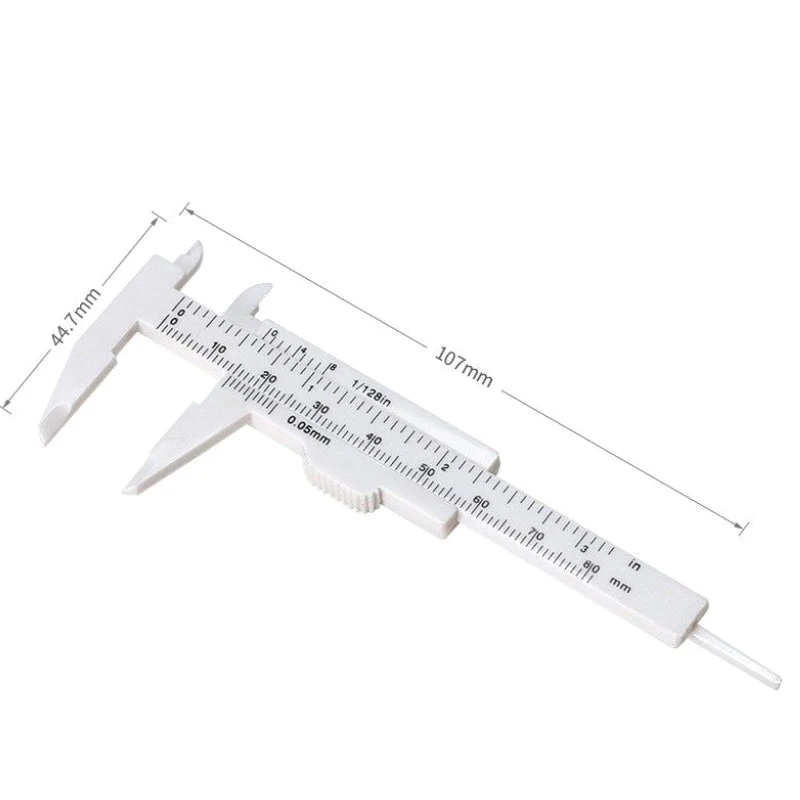 Eyebrow Positioning Ruler Tattoo Eyebrow Ruler Score Ruler Draw Eyebrow Measurement Eyebrow Ruler Plastic Vernier Caliper 80mm