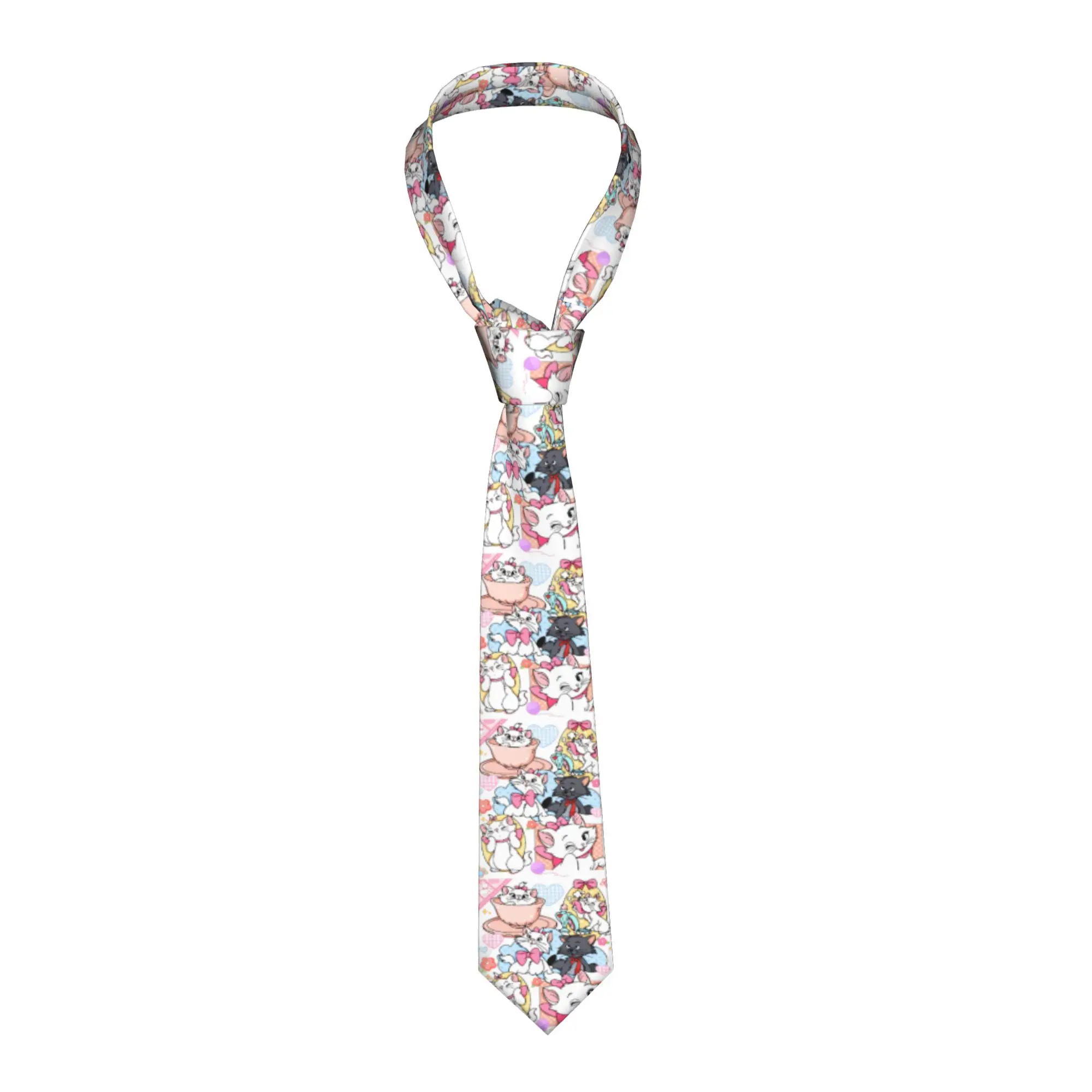 

Модный галстук «Аристокоты» с Мари и чашкой чая для деловых встреч, индивидуальный мужской галстук