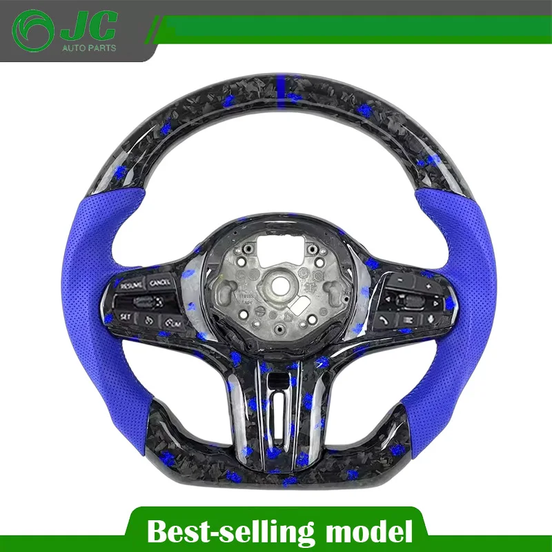 

Suitable for BMW G20 G21 G22 G24 G30 G38 G01 G02 G05 G06 G07 G08 G18 G26 M3 M4 M5 M6 Custom Carbon Fiber Steering Wheel