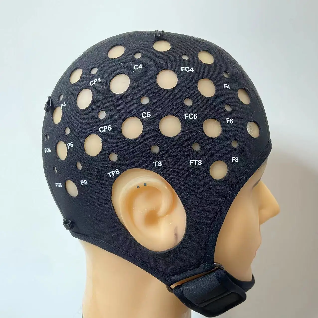 Thickened EEG Cap Electrode Cap Sandwich Thickened New Standard EEG Transcranial Positioning Cap Can Be Customized