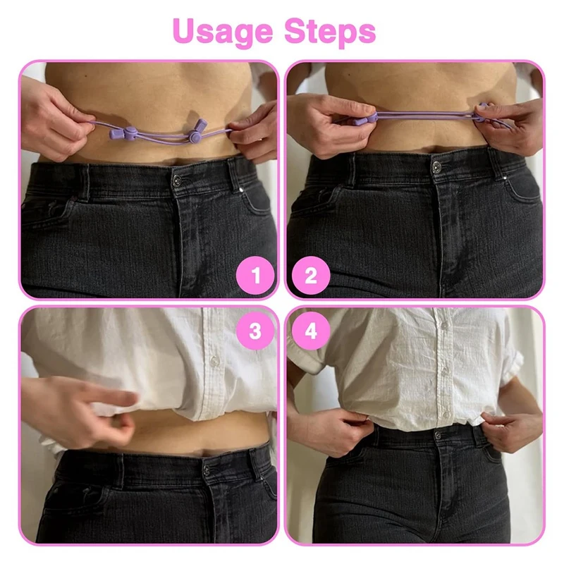 Crop Tuck Adjustable Band, Crop Tuck Tool For Sweater And Shirt,Belly Leaking Crop Tuck Band, The Elastic Band To Change