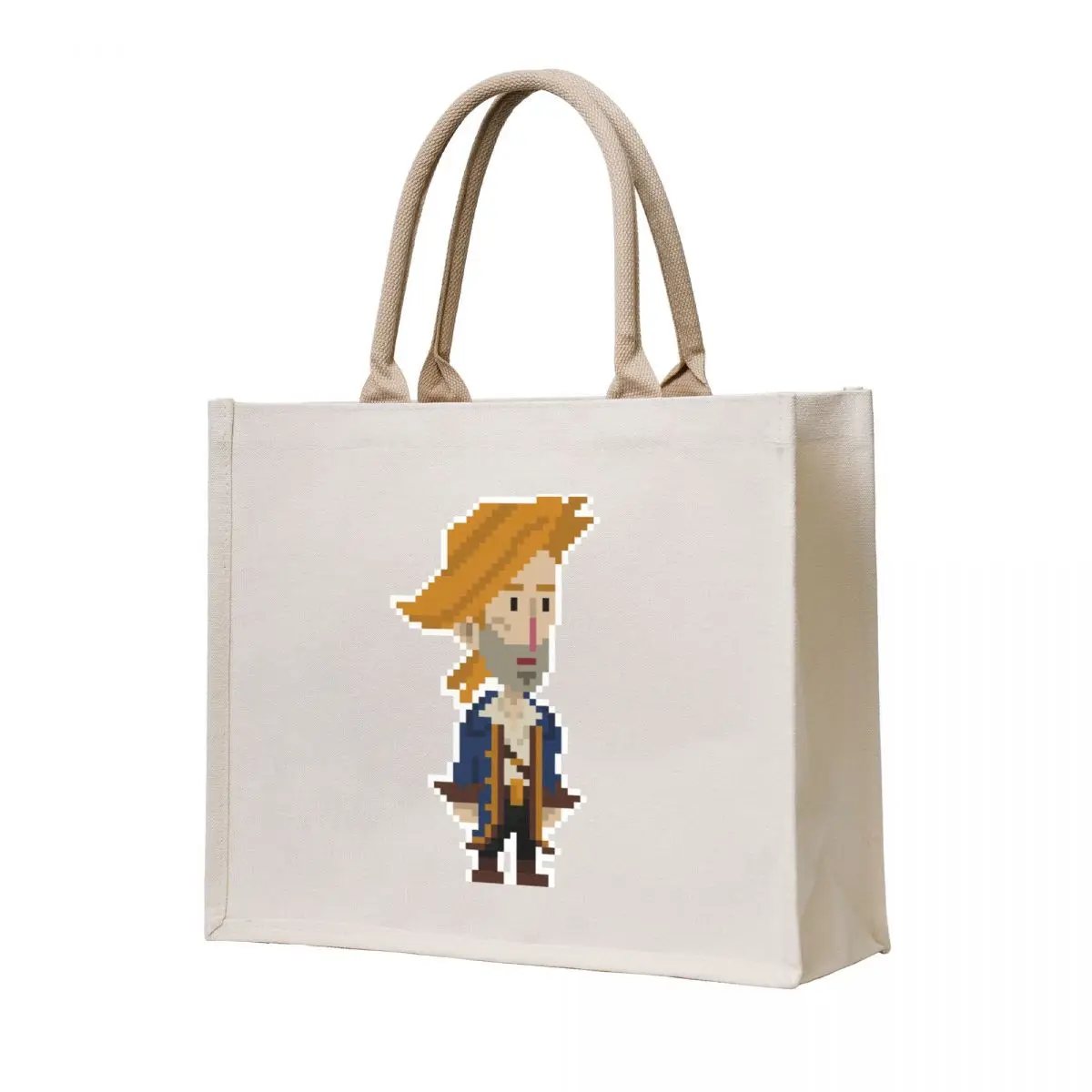 

Guybrush Threepwood Pixel Sprite Tote Bag shopper bag women canvas cute tote bag Women's shopper