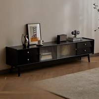 Supports Black Legs Tv Stand Entertainment Drawer Luxury Salon Display Modern Ornaments Partitions Armoires El Hotel Furniture