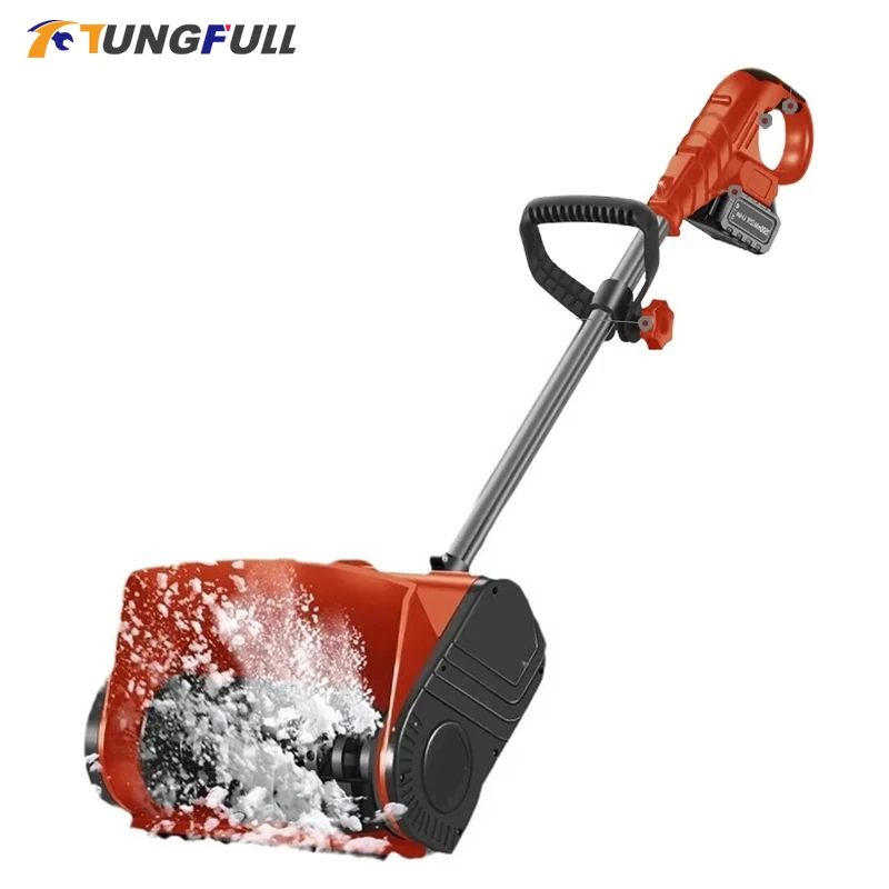 Snow Plow Electric Hand-pushed Foldable now Blower Small Snow Clearing Equipment Cordless Snow Shovel Snow Removal Machine