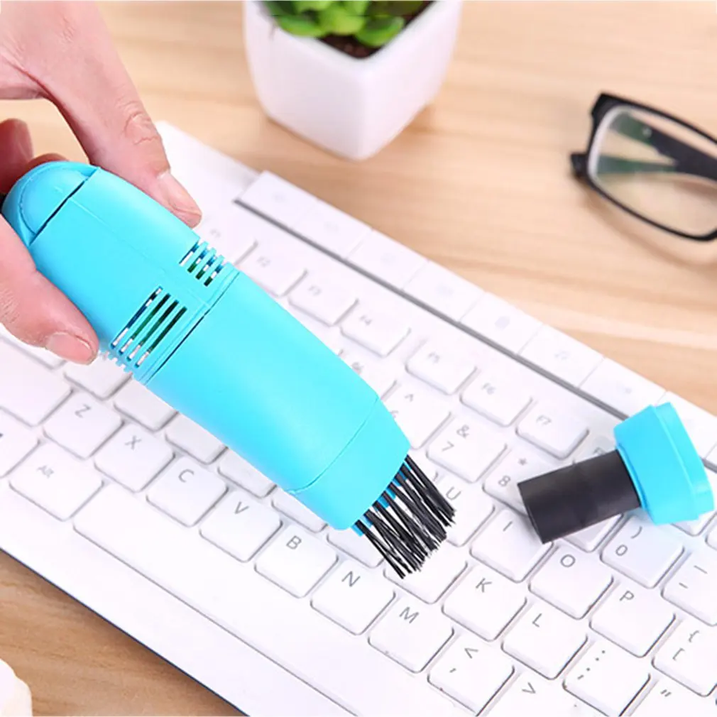 1Pc Usb Keyboard Cleaner Pc Laptop Cleaner Computer Vacuum Cleaning Kit Tool Remove Dust Brush Home Office Desk
