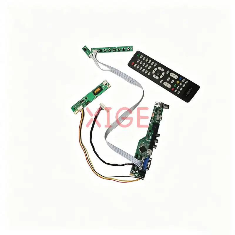 

Matrix Controller Drive Board Fit LTN150U4 LQ150U1LW N150U3 LP150U1 1600x1200 1CCFL 1600*1200 LVDS-30Pin HDMI+VGA+AV+USB DIY Kit