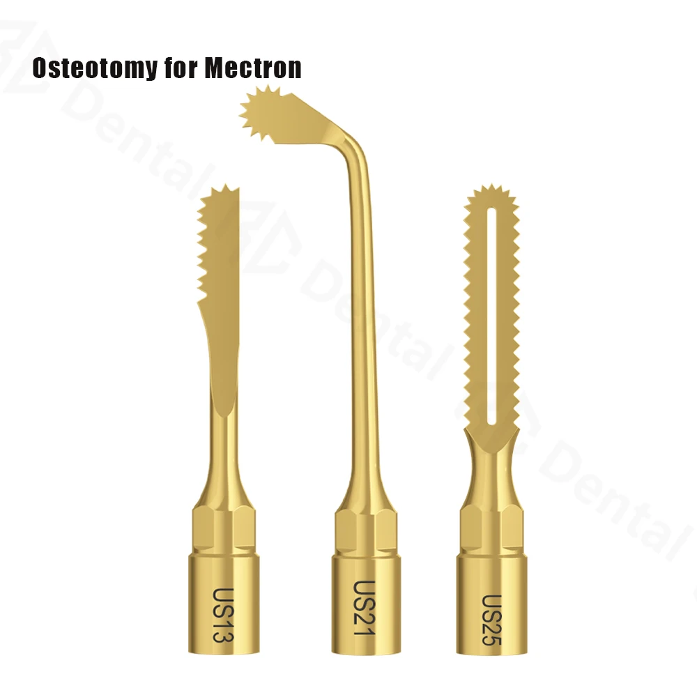 US1 US1L US1R US2 For Mectron Dental Ultrasonic Osteotomy Scaler Handpiece Tip Scaling Tips US3  US4 US5 US6 US7 US11 12