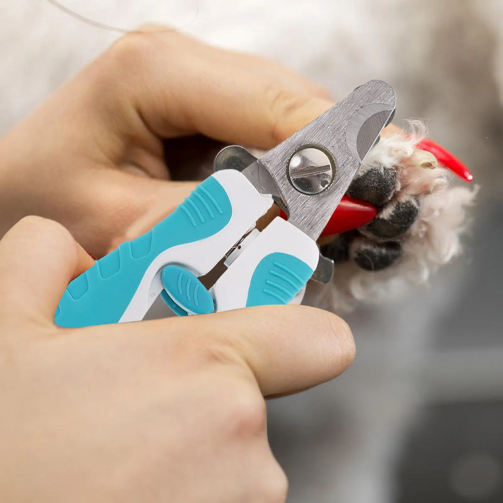 Pet Stainless Steel Nail Pliers Dog Grooming Tool Cutter Clipper Safety Guard Wear Resistant Blade For Cats Dogs Pet Nail File