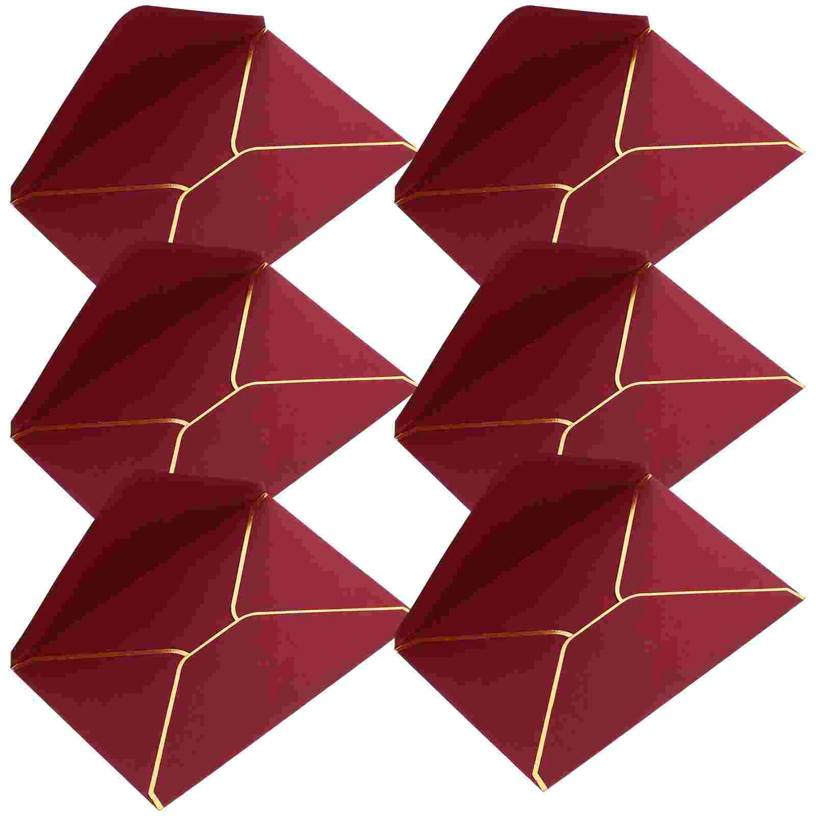 50 Pcs Envelope Party Cards Envelopes Storage Business Portable Invitation White Blank Wedding Multi-function