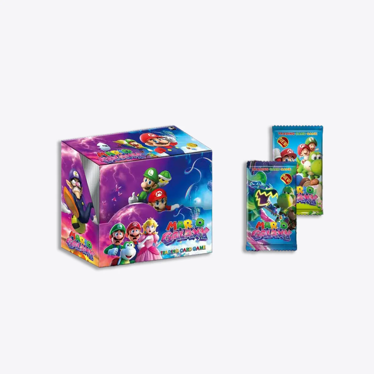 

1 box 36 packs Mario Bros Game Cards Super Mario Trading Card Collection Action Figure English Booster Pack Battle Toy Gift