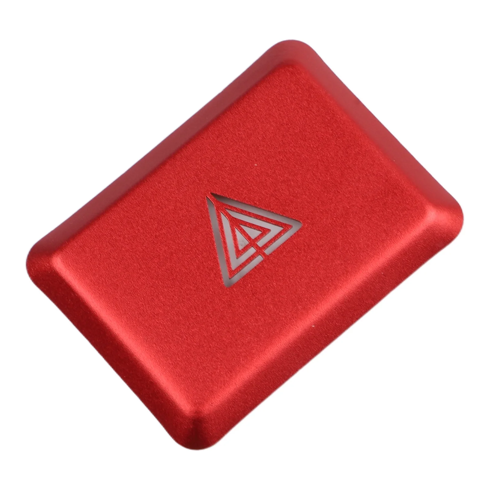 Push Start Accessory Knob Cover Trim Metallic Finish Scratch Resistant Conceals Scratches Easy Installation Red
