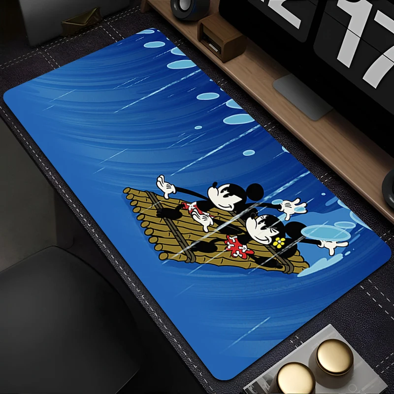 

Anime Mousepad Gamer Gaming Mouse Pad M-mickey M-minnie Kawaii Desk Mat Cartoon Playmat Computer and Office Cabinet Keyboard Pad