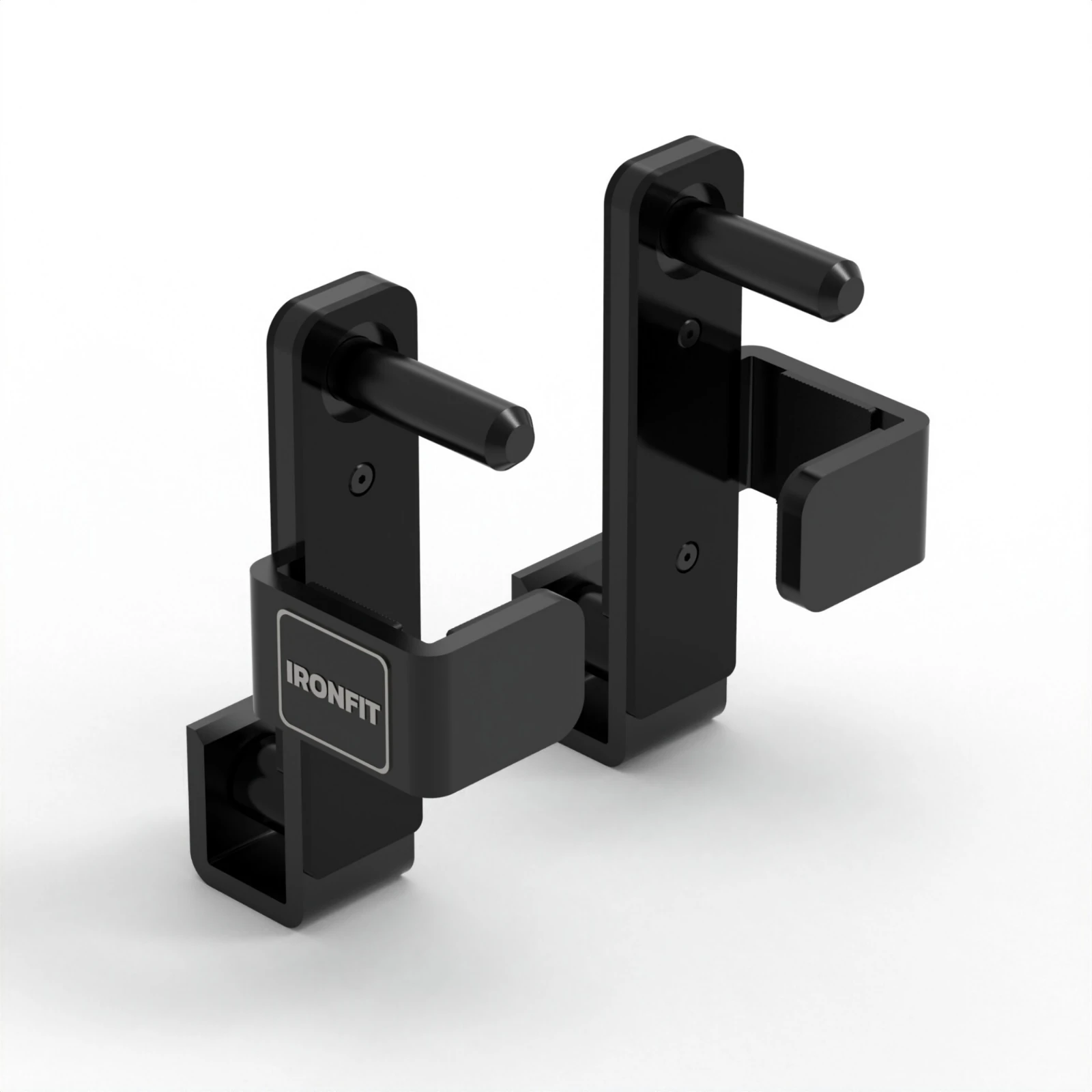 Barbell Rack Hooks Anti-Slip Squat Rack Hooks with Attractive Pin Attractive Position Marker Long-Wearing Hardware Long-Lasting