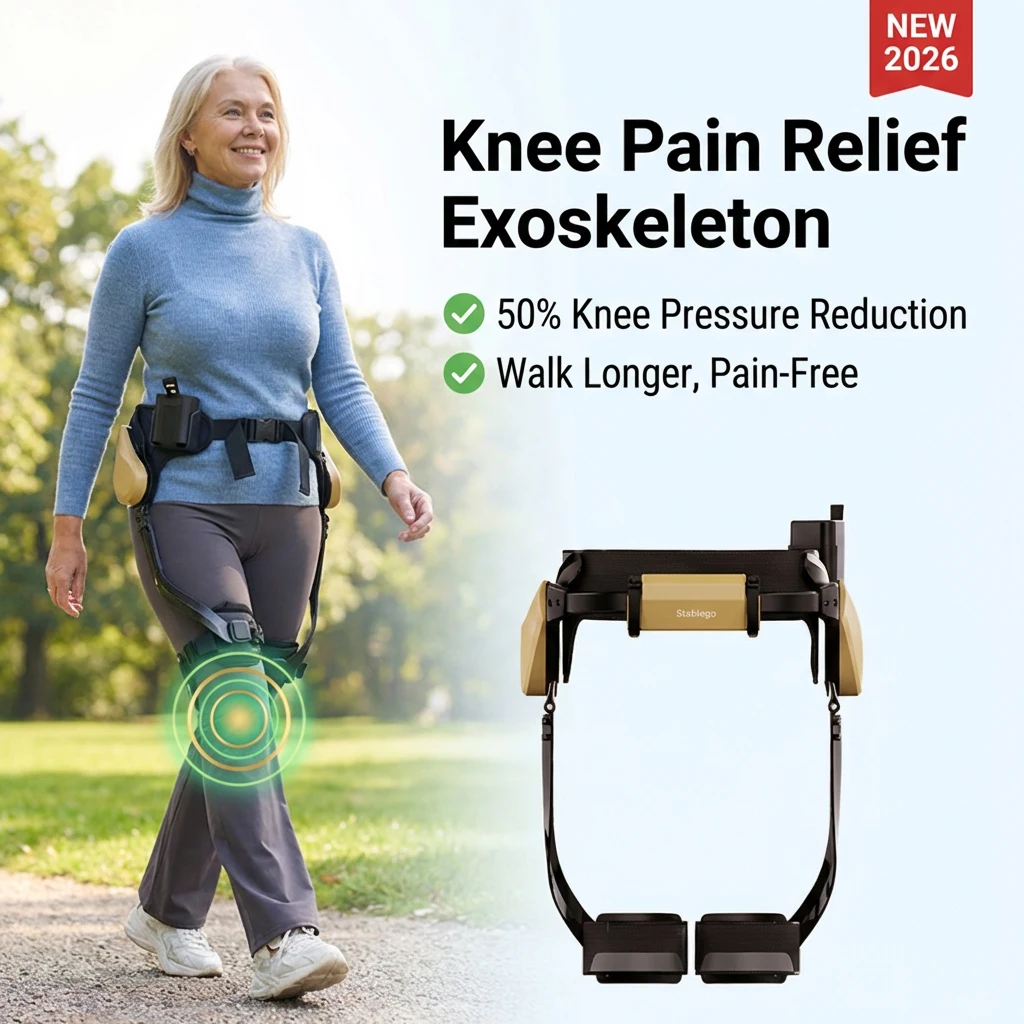Stablego Carbon Fiber Walking Assist Exoskeleton Robot, 6 Intelligent Modes For Elderly Assisted Rehabilitation & Hiking
