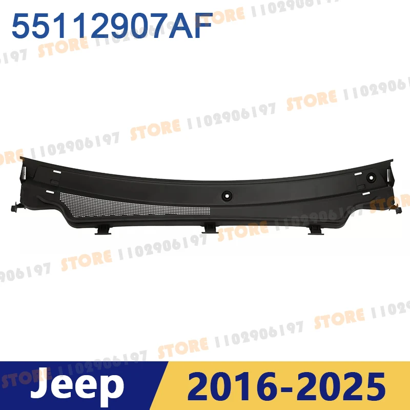 

Для LHD JEEP 2016-2025 Durango-2016-2022 Grand Cherokee, капот стеклоочистителя, решетка вентиляционного отверстия, панель капота в сборе 55112907AF