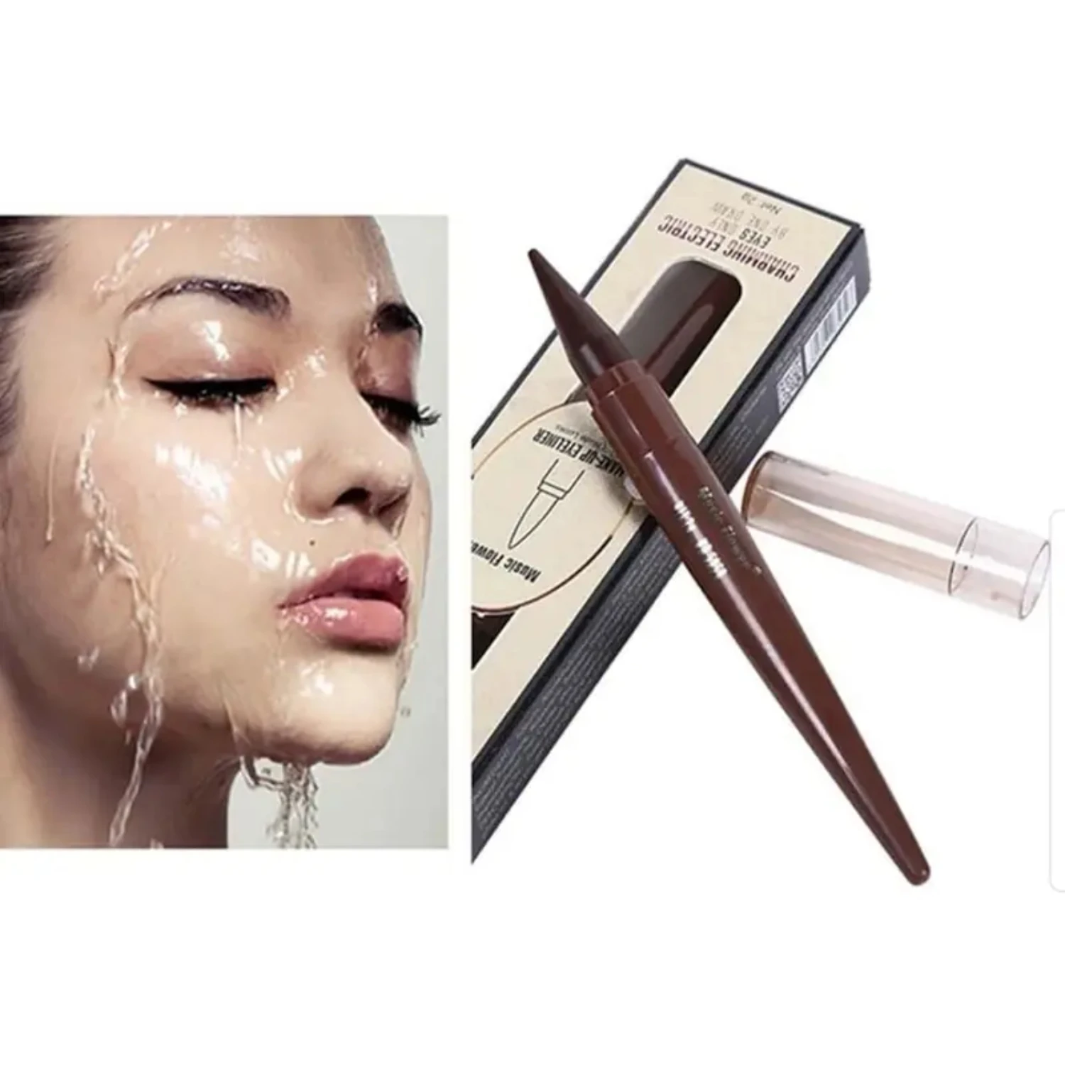 Waterdichte, langdurige vloeibare eyeliner-pen voor make-uptoepassing